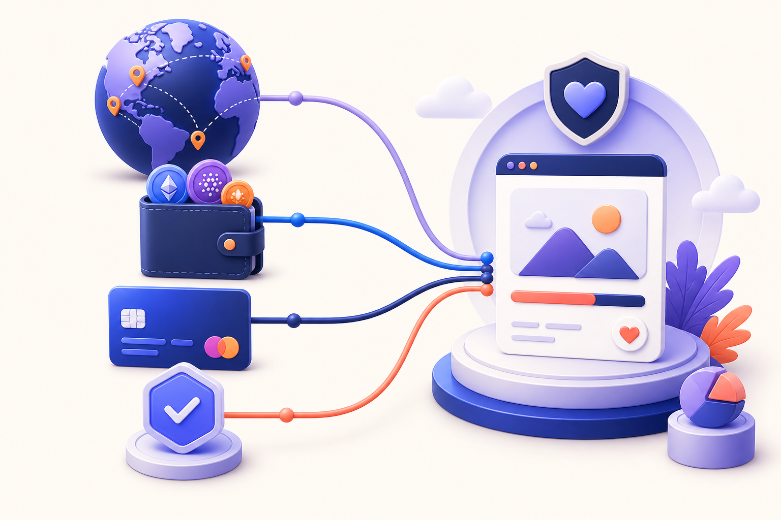 Multiple secure ways to support across borders