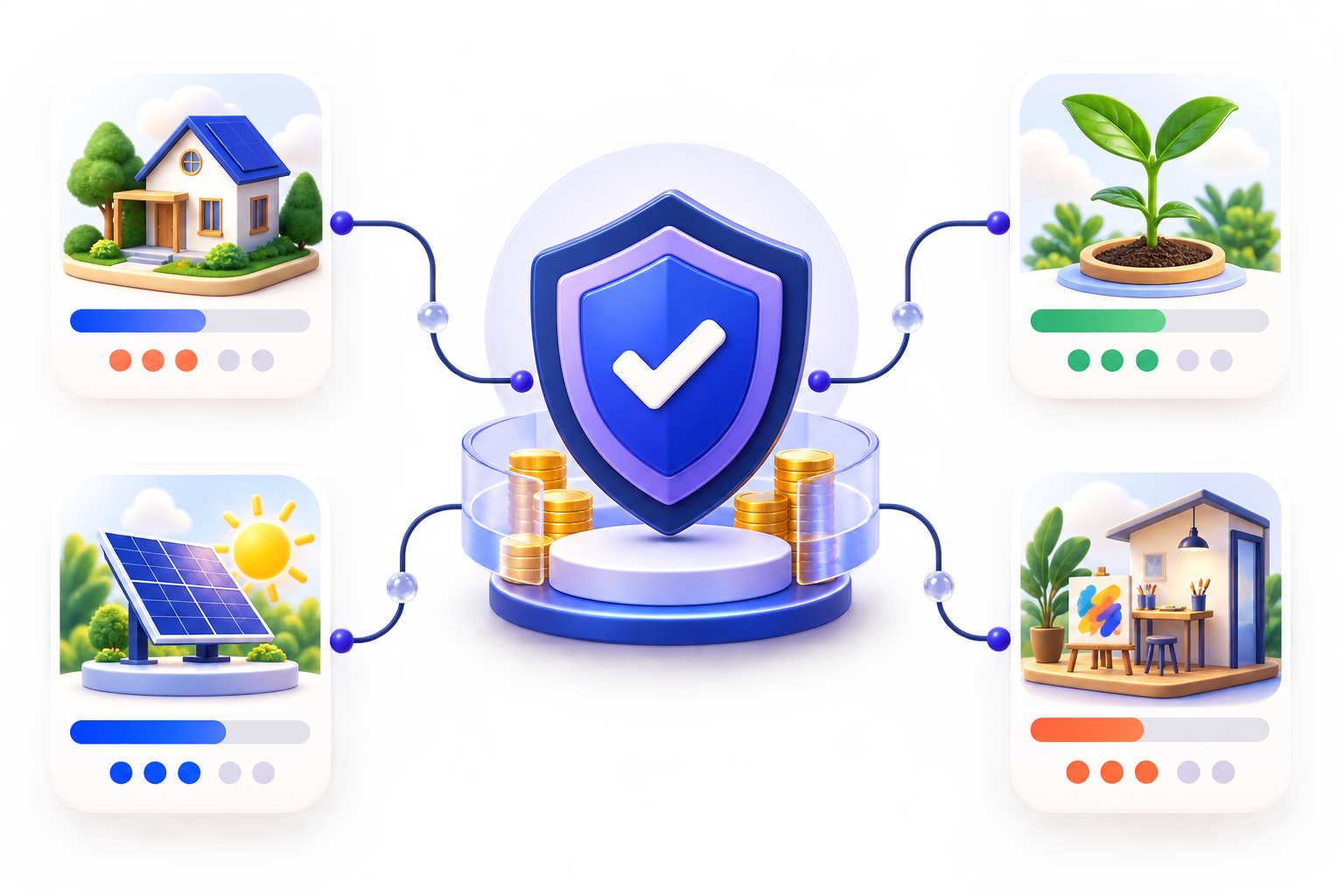 Transparent crowdfunding and verified project milestones